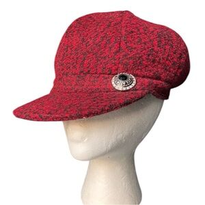 GingerSnaps NewsBoy Style Hat with Interchangeable Snap Charm Women’s One Size
